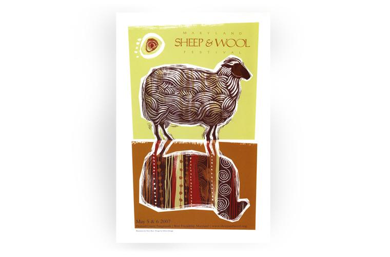Sheep and Wool poster